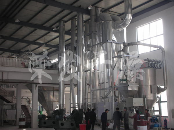 糯米粉氣流干燥機(jī)干燥生產(chǎn)線