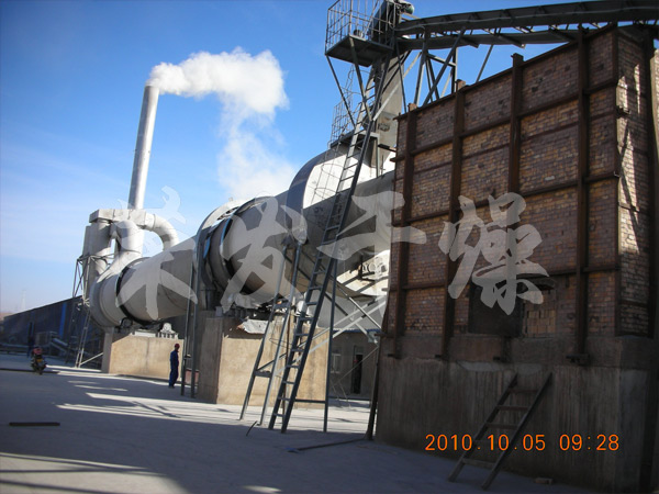 錳礦粉專用回轉滾筒干燥機干燥工程項目