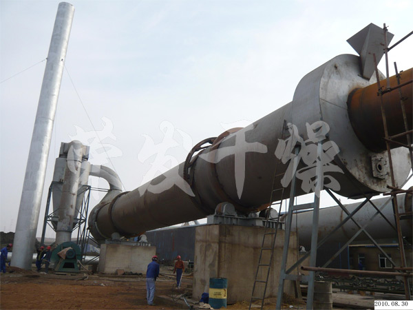 錳礦粉專用回轉滾筒干燥機干燥工程項目