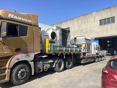 常州榮發干燥山東豆纖維烘干項目完成交貨！