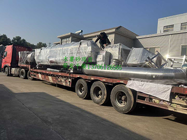 常州榮發干燥木薯貓砂烘干項目發貨現場！